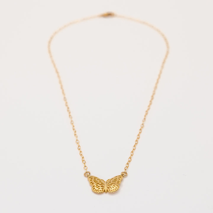 Gold Butterfly Necklace